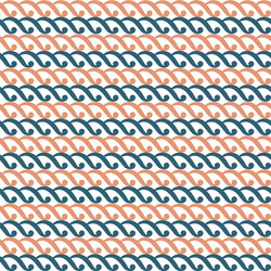 Seamless geometric curl pattern waves vector