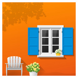 architectural element window background 2 vector image