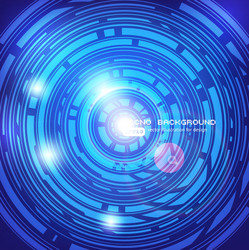 Blue techno background vector