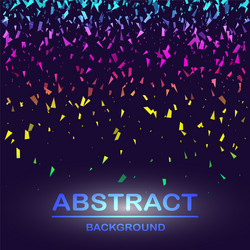 dynamic abstract scattering particles background vector image