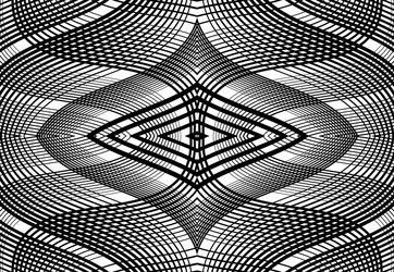 repeatable and tileable grid mesh zig-zag vector image