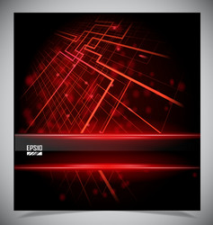 smooth colorful abstract techno background vector image