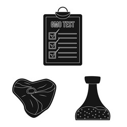 isolated object of and icon set ve vector image