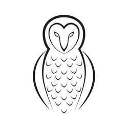 modern owl logo design icon vector