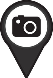 Camera photographic isolated icon design vector