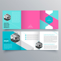 Brochure design 1344 vector