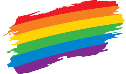Grunge rainbow flag Royalty Free Vector Image - VectorStock