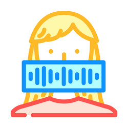 speech waveform natural language processing nlp vector image