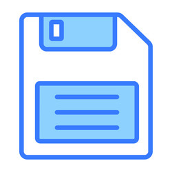 save icon user interface as a simple sign vector image