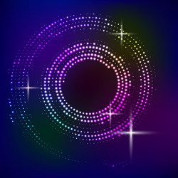 abstract background with circles vector image