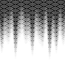 background with abstract line waves pattern vector