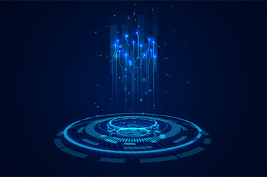 abstract technology background vector image