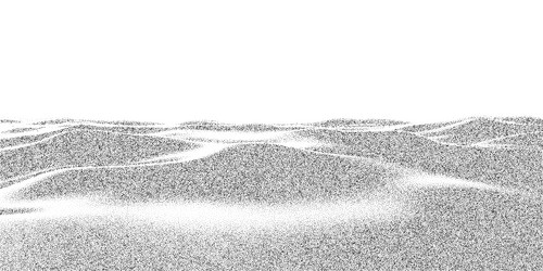 gritty pattern with abstract sea wave gradient vector image