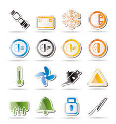 Dashboard car icons Royalty Free Vector Image - VectorStock