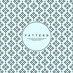 minimalist square dots abstract pattern design vector image