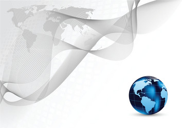 abstract background with globe vector image