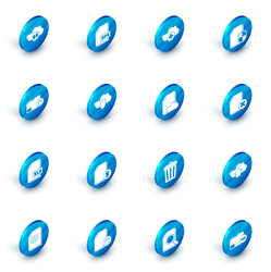 set eps file document add cloud vector image