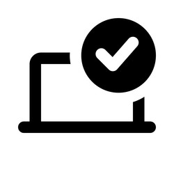 document detailing features or functions of laptop vector image