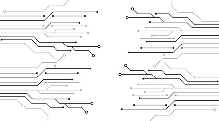 Circuit board technology background future vector