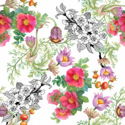floral and decorative background design Vector Image