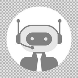 bot icon chatbot concept vector