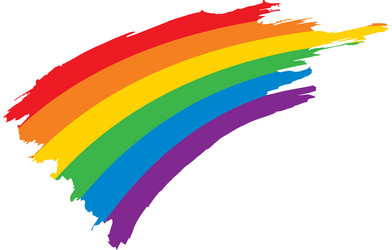 Grunge Rainbow Pride Flag Royalty Free Vector Image
