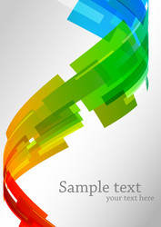 Dynamic Colorful Abstract Background vector image