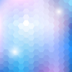 geometric shining pattern with hexagon vector image
