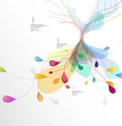 abstract colored background with circles vector image