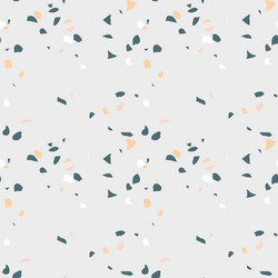 abstract seamless pattern in terrazzo style vector image