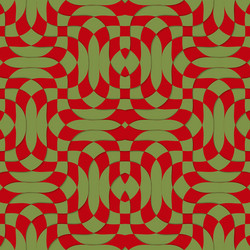 Retro 3d green red overlapping texture vector