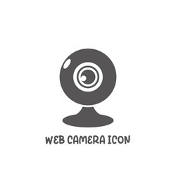 Simple Web Camera Icon vector image