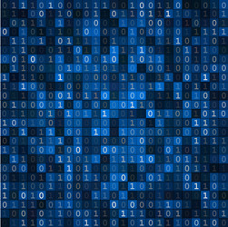 Binary Code Screen vector image