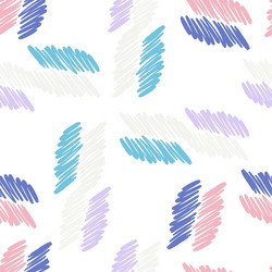 Hand drawn scrawl sketch pattern isolated pencil vector