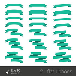 Set include 22 ribbons Royalty Free Vector Image