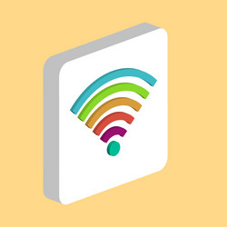 wireless wifi computer symbol vector image