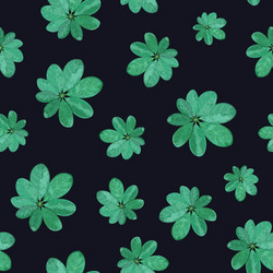 floral seamless pattern background with isolated vector image