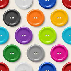 Realistic 3D Button Pattern vector image