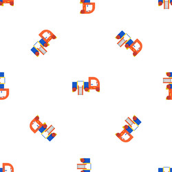 playground machine pattern seamless vector image