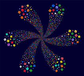 problem rotation burst vector image