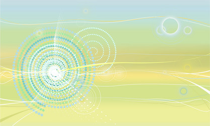 Abstract Circular Gradient Background vector image