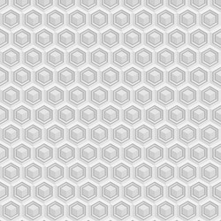 Hexagonal Cube Pattern vector image