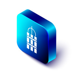 isometric detonate dynamite bomb stick and timer vector image