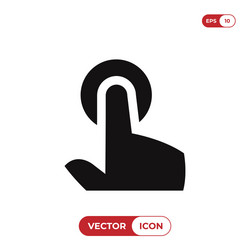 Touch screen icon vector