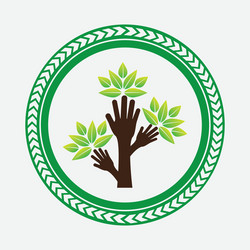 Alternative eco friendly water stamp Royalty Free Vector