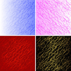 set repeating grunge patterns vector image