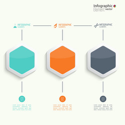 comparative chart with templates for presentation vector image