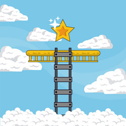 pixelated game scenery vector image