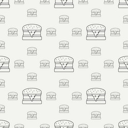 abstract seamless background pattern in hipster vector image
