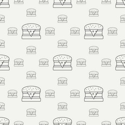 Abstract seamless background pattern in hipster vector